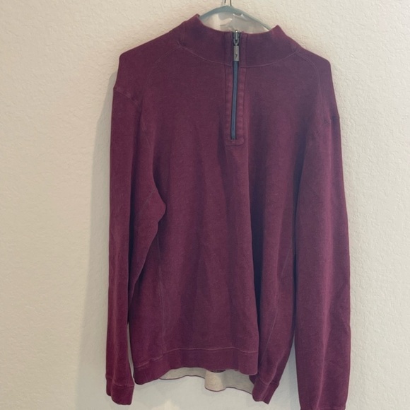 Tommy Bahama Reversible 100% Cotton long sleeves Sweatshirt size Medium - Picture 2 of 12